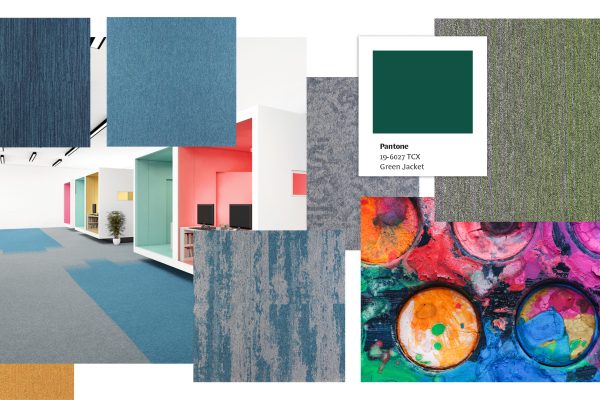 Kleurrijk kantoordesign - tapijttips voor elke sector