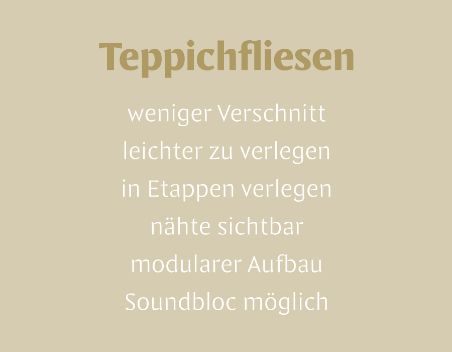 Teppichfliesen